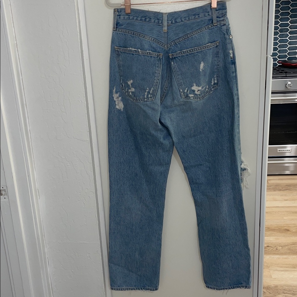 Agolde Distressed High Rise Jean | 27 (altered) - Picture 3 of 13